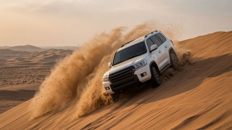 Dune Bashing near Dubai